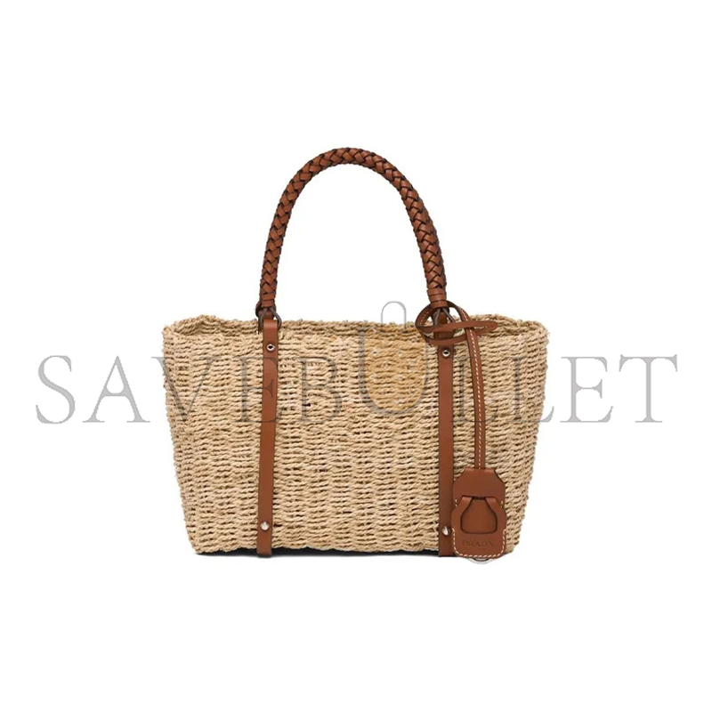 PRADA WOVEN RAFFIA TOTE 1BG336 (29*18*14cm)